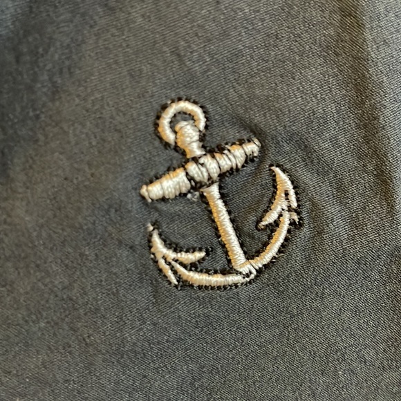 Castaway Navy Blue Shorts with Anchors - Picture 5 of 5